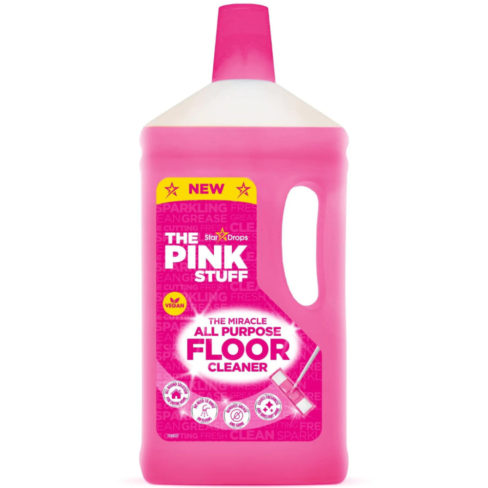 Płyn do mycia podłóg "Floor cleaner". Środki czystości. Płyn do mycia podłóg, the pink stuff, zapewniający lśniąco czyste podłogi.