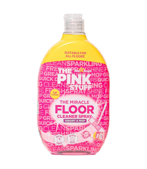 Płyn do mycia podłóg "The Pink Stuff miracle floor cleaner". Środki czystości