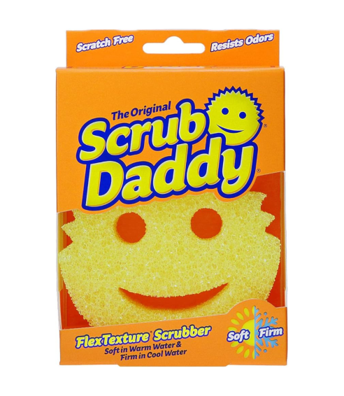 Gąbka „Scrub Daddy Yellow“. Gąbki