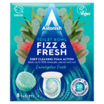 Tabletki do czyszczenia toalety "Eucalyptus fresh Astonish". Środki czystości. Tabletki do toalety o zapachu eukaliptusa, które tworzą świeżą i orzeźwiającą atmosferę.