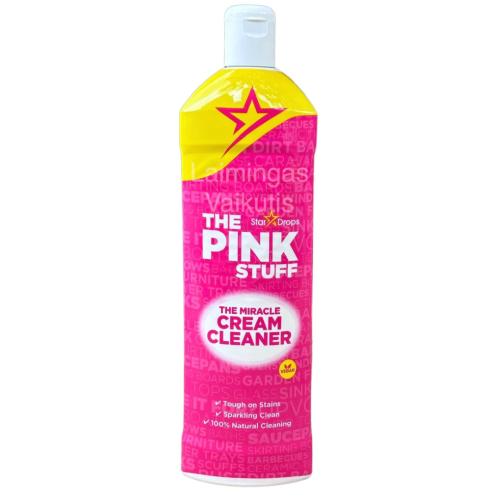 Mleczko oczyszczające "Cream cleaner". Środki czystości. Kremowy środek czyszczący the pink stuff do nieskazitelnie czystych powierzchni.