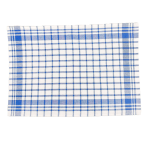 Ściereczki kuchenne „Blue Structure“. Ręczniki, 43x64 cm. Ręcznik kuchenny w kolorze niebieskim ze stylowymi geometrycznymi kształtami