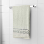 Ręcznik łazienkowy „Moreng“. Ręczniki, 70x140 cm. Miękki biały ręcznik zapewniający ponadczasowy i klasyczny wygląd łazienki.