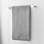 Ręcznik łazienkowy „Stone“. Ręczniki, 70x140 cm. Szary ręcznik oferujący miękkość i wyrafinowanie, idealny do relaksującej kąpieli.