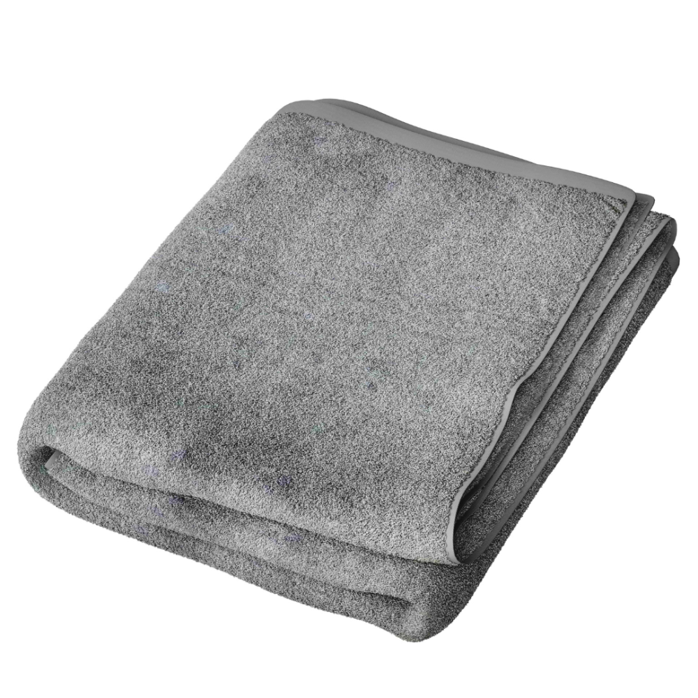 Ręcznik łazienkowy „Stone“. Ręczniki, 70x140 cm. Elegancki ręcznik kąpielowy w kolorze szarym to nowoczesny akcent luksusu i komfortu w codziennej rutynie.