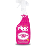 Środek do czyszczenia łazienki "Bathroom spray". Środki czystości. Wydajna pianka w sprayu do łazienki: the pink stuff, zapewniający lśniącą czystość.
